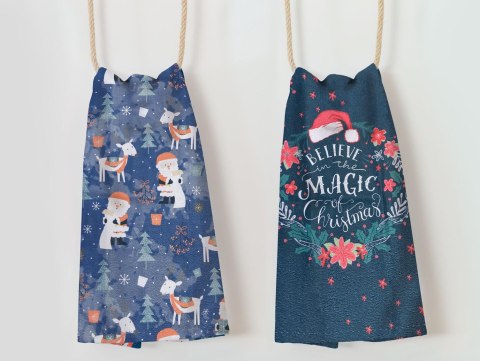 Komplet ścierek kuchennych MS HOME/2x38x60/CHRISTMAS/1 (promocja) Irya Tekstil Komplet ścierek kuchennych MS HOME/2x38x60/CHRISTMAS/1 (promocja) Irya Tekstil