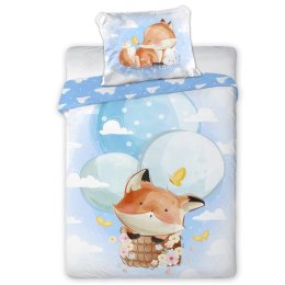 Pościel bawełna 100x135 + 40x60 Lisek Faro