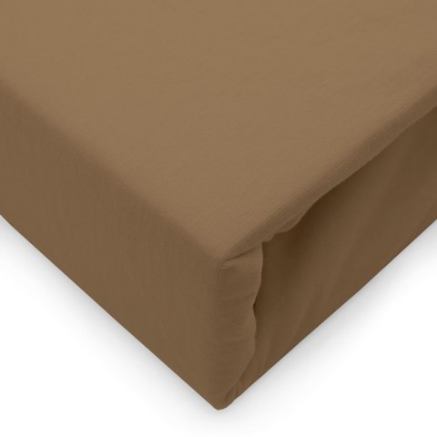 Prześcieradło jersey elastan z gumką 54 BRAUN/BRĄZ/220x200x30 Darymex Prześcieradło jersey elastan z gumką 54 BRAUN/BRĄZ/220x200x30 Darymex