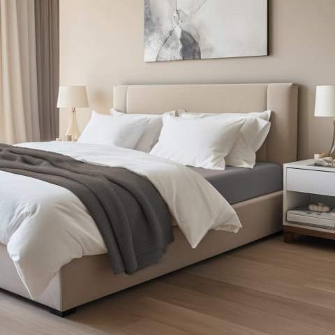 Prześcieradło jersey elastan z gumką ANTHRACITE/ANTRACYT/180x200x30 Darymex Prześcieradło jersey elastan z gumką ANTHRACITE/ANTRACYT/180x200x30 Darymex