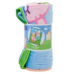 Koc polarowy 150x200 Świnka Peppa (coral) Carbotex