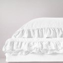 Pościel bawełniana OPTIC WHITE/160x200(P) STONEWASHED Limasso