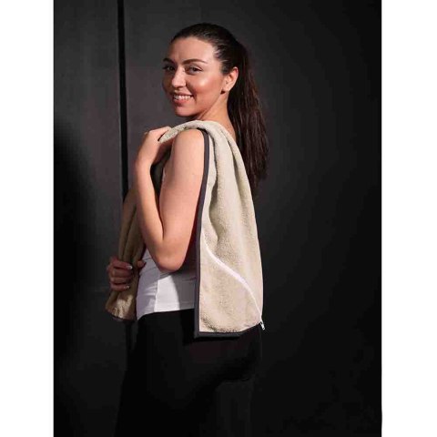 Ręcznik sport z kieszonką 30x110 krem Lenora Ręcznik sport z kieszonką 30x110 krem Lenora