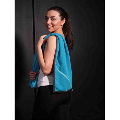 Ręcznik sport z kieszonką 30x110 turkus Lenora Ręcznik sport z kieszonką 30x110 turkus Lenora