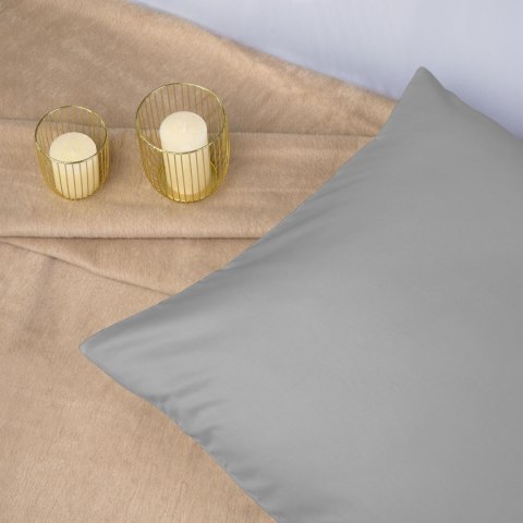 Poszewka satyna bawełna popiel 024/70x80. Darymex Poszewka satyna bawełna popiel 024/70x80. Darymex