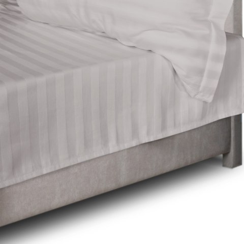 Prześcieradło satyna bambusowo-bawełniana STRIPE GREY/160x240 Darymex Prześcieradło satyna bambusowo-bawełniana STRIPE GREY/160x240 Darymex