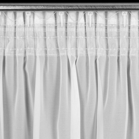 FIRANA GOTOWA ARLETA NA TAŚMIE 135 X 270 CM BIAŁY EUROFIRANY FIRANA GOTOWA ARLETA NA TAŚMIE 135 X 270 CM BIAŁY EUROFIRANY