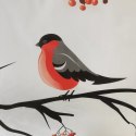 KOMPLET POŚCIELI ŚWIATECZNEJ BERRY 160 X 200 CM BIAŁY EUROFIRANY
