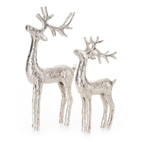 FIGURKA ŚWIATECZNA M166B 14 X 5 X 31 CM SREBRNY EUROFIRANY FIGURKA ŚWIATECZNA M166B 14 X 5 X 31 CM SREBRNY EUROFIRANY