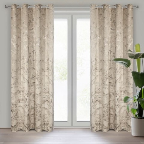 ZASŁONA GOTOWA DEBRA 135 X 270 CM BEŻOWY EUROFIRANY ZASŁONA GOTOWA DEBRA 135 X 270 CM BEŻOWY EUROFIRANY