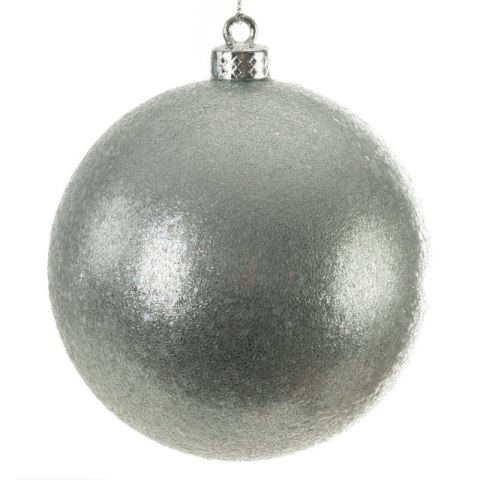 BOMBKA CHOINKOWA FI 10 CM SREBRNY EUROFIRANY BOMBKA CHOINKOWA FI 10 CM SREBRNY EUROFIRANY