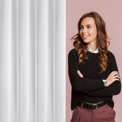 FIRANA GOTOWA TINA 140 X 270 CM BIAŁY EUROFIRANY FIRANA GOTOWA TINA 140 X 270 CM BIAŁY EUROFIRANY