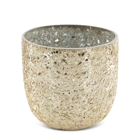 SZKLANY ŚWIECZNIK DEKORACYJNY MELIA (05) FI 12 X 12 CM ZŁOTY EUROFIRANY SZKLANY ŚWIECZNIK DEKORACYJNY MELIA (05) FI 12 X 12 CM ZŁOTY EUROFIRANY