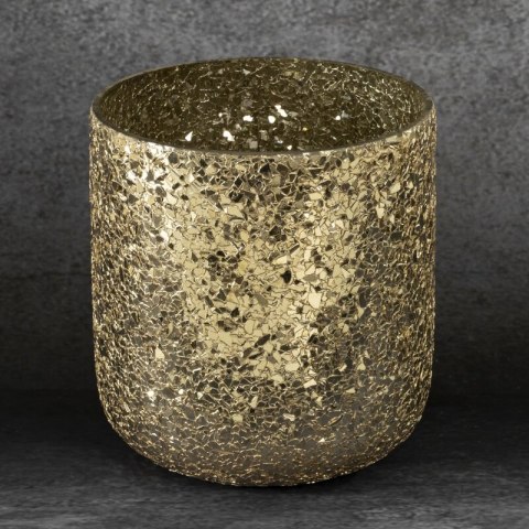 SZKŁO DEKORACYJNE MELIA (01) FI 14 X 15 CM ZŁOTY EUROFIRANY SZKŁO DEKORACYJNE MELIA (01) FI 14 X 15 CM ZŁOTY EUROFIRANY