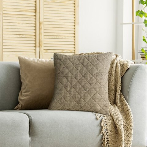 POSZEWKA LEN 1 45 X 45 CM CIEMNOBEŻOWY EUROFIRANY POSZEWKA LEN 1 45 X 45 CM CIEMNOBEŻOWY EUROFIRANY