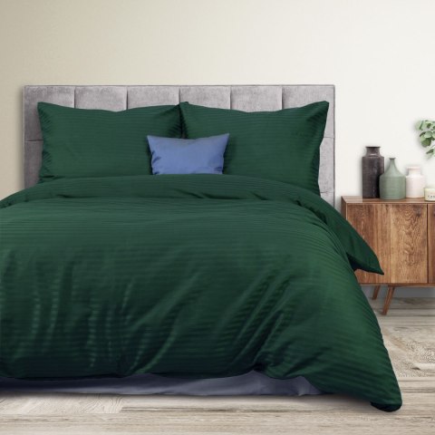 Pościel satyna bawełniana CIZGILI DARK GREEN/140x200+1posz. 70x80 EXCLUSIVE Darymex Pościel satyna bawełniana CIZGILI DARK GREEN/140x200+1posz. 70x80 EXCLUSIVE Darymex