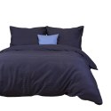 Pościel satyna bawełniana CIZGILI NAVY BLUE/140x200+1posz. 70x80 EXCLUSIVE Darymex