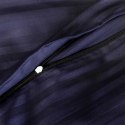 Pościel satyna bawełniana CIZGILI NAVY BLUE/140x200+1posz. 70x80 EXCLUSIVE Darymex
