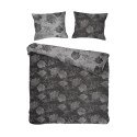 Pościel bawełniana FLORY DARK GREY/160x200 COTTONLOVE JACQUARD Darymex