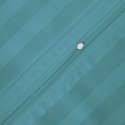 Pościel satyna bambusowo-bawełniana (P) STRIPE SEA TURQUOISE/220x200 +2x70x80 z listwą +4x40x40 BAMBOO Darymex