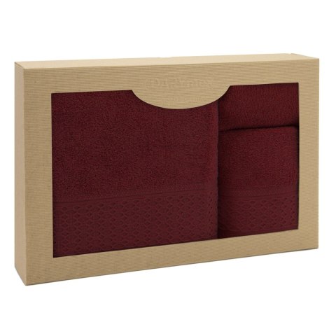 Ręcznik D Bawełna 100% Solano Bordo (P) 30x50+50x90+70x140 kpl. Darymex Ręcznik D Bawełna 100% Solano Bordo (P) 30x50+50x90+70x140 kpl. Darymex