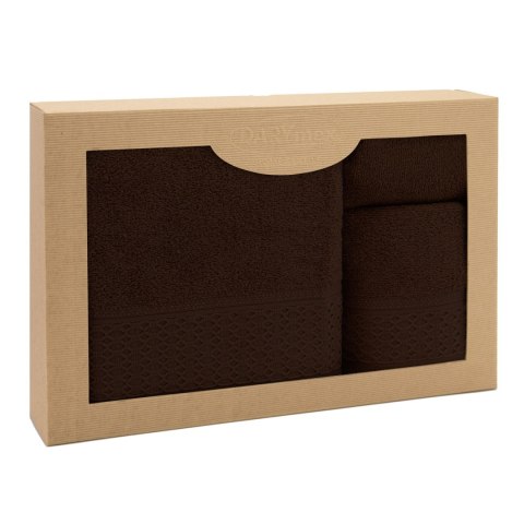 Ręcznik D Bawełna 100% Solano Ciemny Brąz (P) 30x50+50x90+70x140 kpl. Darymex Ręcznik D Bawełna 100% Solano Ciemny Brąz (P) 30x50+50x90+70x140 kpl. Darymex