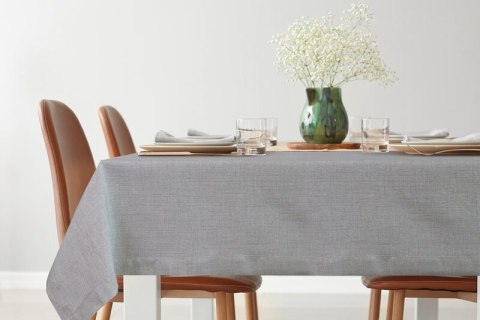 OBRUS STELLA 2 145 X 300 CM SREBRNY EUROFIRANY OBRUS STELLA 2 145 X 300 CM SREBRNY EUROFIRANY