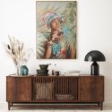 OBRAZ 574B 80 X 120 CM ZIELONY EUROFIRANY
