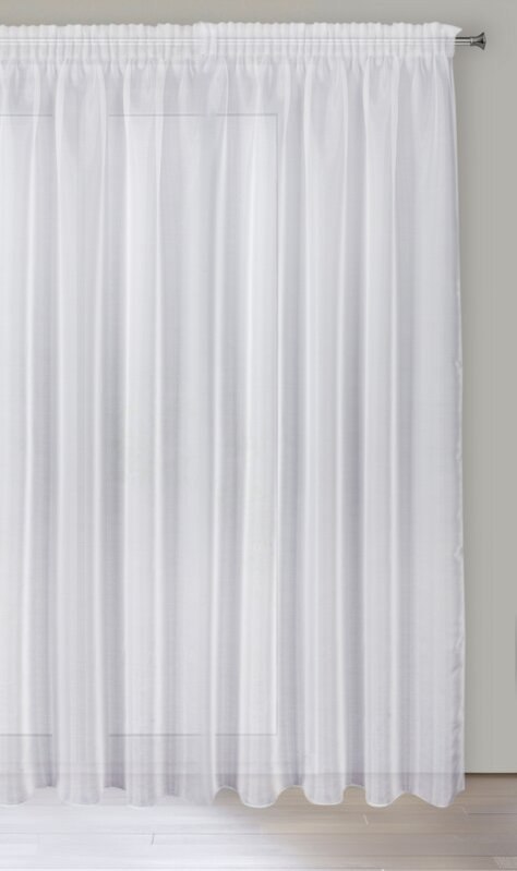 FIRANA GOTOWA ALIA NA TAŚMIE 350 X 270 CM BIAŁY EUROFIRANY FIRANA GOTOWA ALIA NA TAŚMIE 350 X 270 CM BIAŁY EUROFIRANY
