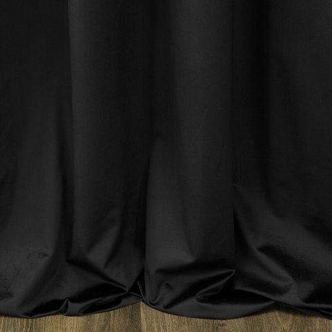 ZASŁONA GOTOWA SIBEL NA TAŚMIE 140 X 270 CM CZARNY EUROFIRANY ZASŁONA GOTOWA SIBEL NA TAŚMIE 140 X 270 CM CZARNY EUROFIRANY