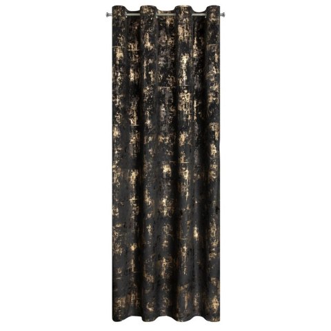 ZASŁONA GOTOWA TONIA 140 X 250 CM CZARNY EUROFIRANY ZASŁONA GOTOWA TONIA 140 X 250 CM CZARNY EUROFIRANY