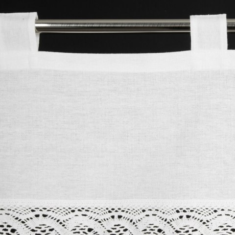 FIRANA GOTOWA VINCE NA SZELKACH 150 X 30 CM BIAŁY EUROFIRANY FIRANA GOTOWA VINCE NA SZELKACH 150 X 30 CM BIAŁY EUROFIRANY
