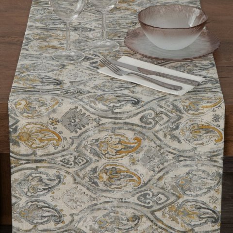 OBRUS BOCONO 40 X 180 CM MUSZTARDOWY EUROFIRANY OBRUS BOCONO 40 X 180 CM MUSZTARDOWY EUROFIRANY