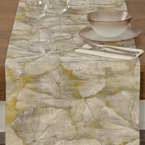 OBRUS CAGUA 40 X 180 CM MUSZTARDOWY EUROFIRANY OBRUS CAGUA 40 X 180 CM MUSZTARDOWY EUROFIRANY