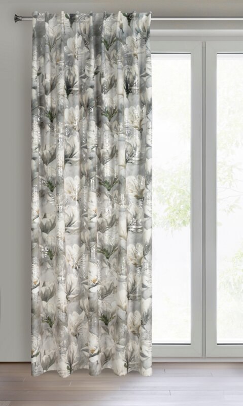 ZASŁONA GOTOWA SANDY NA TAŚMIE 140 X 300 CM STALOWY EUROFIRANY ZASŁONA GOTOWA SANDY NA TAŚMIE 140 X 300 CM STALOWY EUROFIRANY
