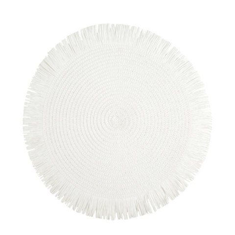PODKŁADKA BOHO 1 FI 38 CM BIAŁY EUROFIRANY PODKŁADKA BOHO 1 FI 38 CM BIAŁY EUROFIRANY