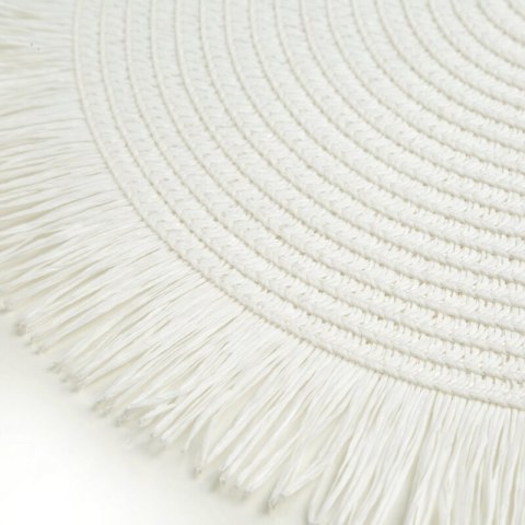 PODKŁADKA BOHO 1 FI 38 CM BIAŁY EUROFIRANY PODKŁADKA BOHO 1 FI 38 CM BIAŁY EUROFIRANY