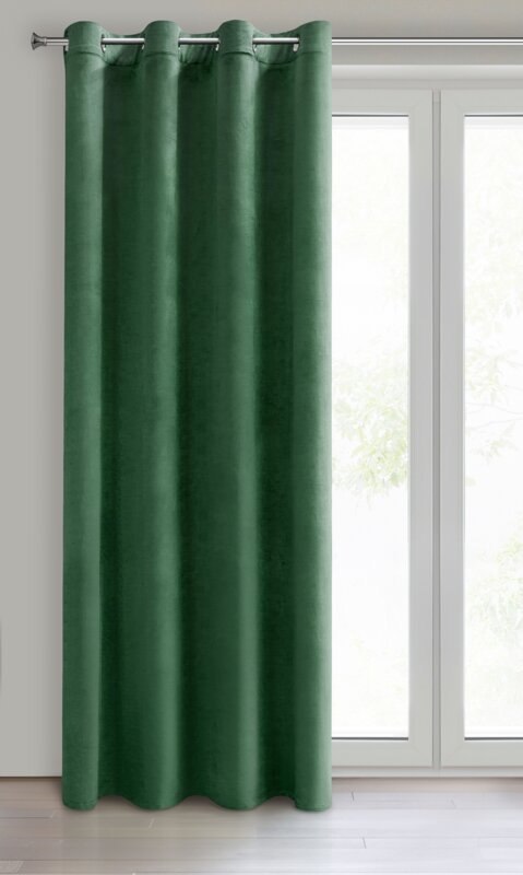 ZASŁONA GOTOWA D91 ROSA 140 X 250 CM CIEMNOZIELONY EUROFIRANY ZASŁONA GOTOWA D91 ROSA 140 X 250 CM CIEMNOZIELONY EUROFIRANY