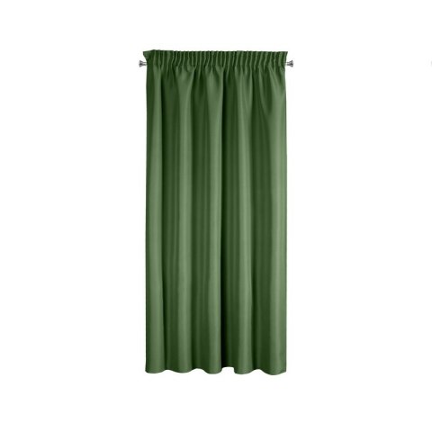 ZASŁONA GOTOWA RITA NA TAŚMIE 140 X 175 CM CIEMNOZIELONY EUROFIRANY ZASŁONA GOTOWA RITA NA TAŚMIE 140 X 175 CM CIEMNOZIELONY EUROFIRANY
