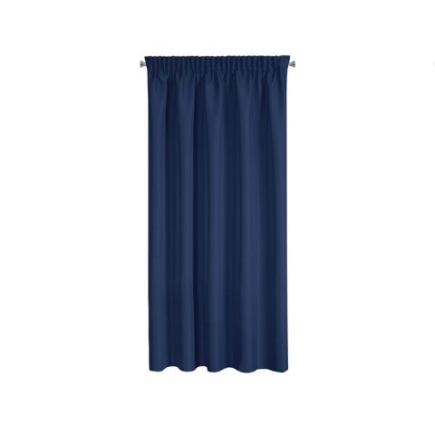 ZASŁONA GOTOWA RITA NA TAŚMIE 140 X 175 CM GRANATOWY EUROFIRANY ZASŁONA GOTOWA RITA NA TAŚMIE 140 X 175 CM GRANATOWY EUROFIRANY