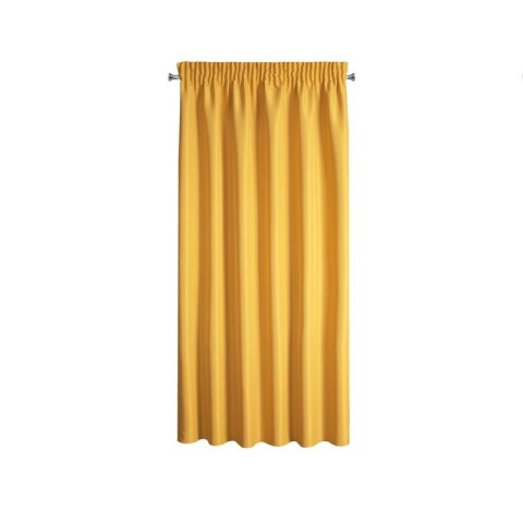 ZASŁONA GOTOWA RITA NA TAŚMIE 140 X 175 CM MUSZTARDOWY EUROFIRANY ZASŁONA GOTOWA RITA NA TAŚMIE 140 X 175 CM MUSZTARDOWY EUROFIRANY