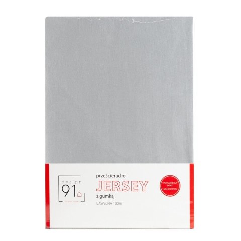 PRZEŚCIERADŁO Z GUMKĄ JERSEY D91 120 X 200 X 25 CM JASNOSZARY EUROFIRANY PRZEŚCIERADŁO Z GUMKĄ JERSEY D91 120 X 200 X 25 CM JASNOSZARY EUROFIRANY