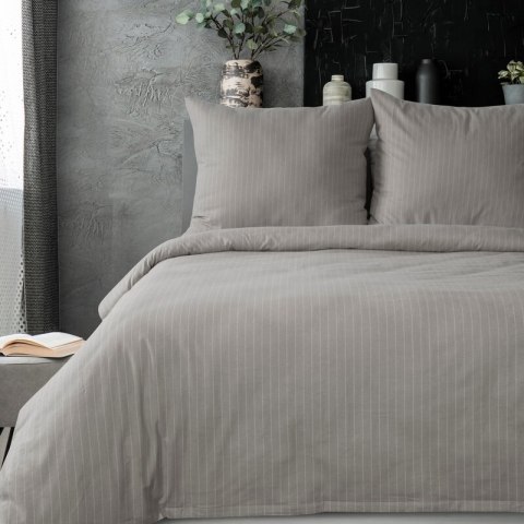 KOMPLET POŚCIELI ESPRIT 07 220 X 200 CM SZARY EUROFIRANY KOMPLET POŚCIELI ESPRIT 07 220 X 200 CM SZARY EUROFIRANY