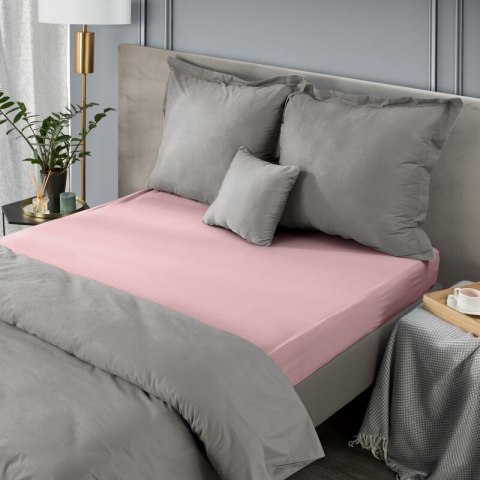 PRZEŚCIERADŁO Z GUMKĄ JERSEY D91 220 X 200 X 30 CM PUDROWY RÓŻ EUROFIRANY PRZEŚCIERADŁO Z GUMKĄ JERSEY D91 220 X 200 X 30 CM PUDROWY RÓŻ EUROFIRANY