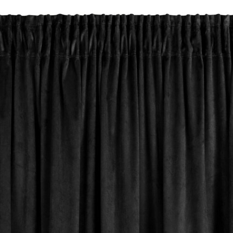 ZASŁONA GOTOWA PIERRE NA TAŚMIE 140 X 300 CM CZARNY EUROFIRANY ZASŁONA GOTOWA PIERRE NA TAŚMIE 140 X 300 CM CZARNY EUROFIRANY