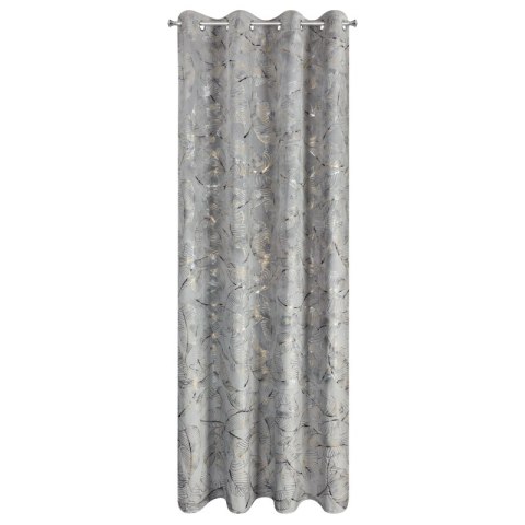 ZASŁONA GOTOWA ODETA 135 X 250 CM STALOWY EUROFIRANY ZASŁONA GOTOWA ODETA 135 X 250 CM STALOWY EUROFIRANY