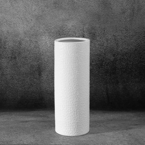 WAZON DEKORACYJNY RISO FI 11 X 30 CM BIAŁY EUROFIRANY WAZON DEKORACYJNY RISO FI 11 X 30 CM BIAŁY EUROFIRANY