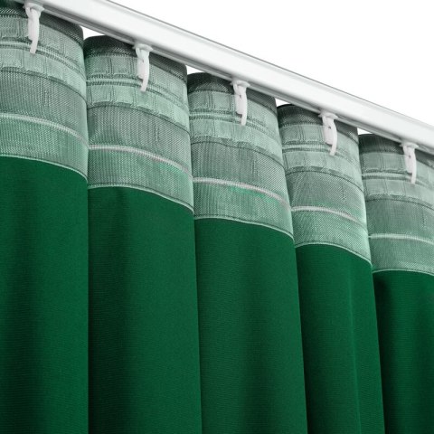 ZASŁONA GOTOWA MADLEN NA TAŚMIE 140 X 300 CM ZIELONY EUROFIRANY ZASŁONA GOTOWA MADLEN NA TAŚMIE 140 X 300 CM ZIELONY EUROFIRANY