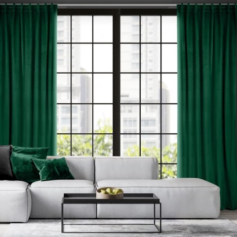 ZASŁONA GOTOWA MADLEN NA TAŚMIE 140 X 300 CM ZIELONY EUROFIRANY ZASŁONA GOTOWA MADLEN NA TAŚMIE 140 X 300 CM ZIELONY EUROFIRANY