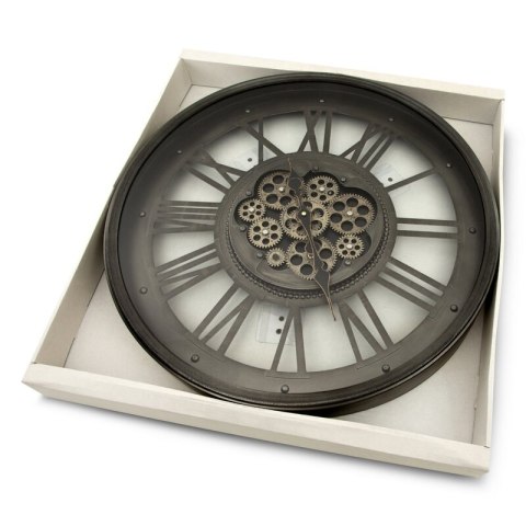 ZEGAR DEKORACYJNY 64 60 X 7 X 60 CM STALOWY EUROFIRANY ZEGAR DEKORACYJNY 64 60 X 7 X 60 CM STALOWY EUROFIRANY